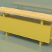 modello 3D Convector - Aura Bench (280x1000x146, RAL 1012) - anteprima