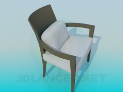 Silla con almohada cómoda