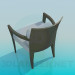 3d model Chair with comfortable pillow - preview