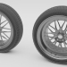 3d Car wheel model buy - render