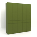 modello 3D Armadio MW 03 vernice (2500x580x2800, verde) - anteprima