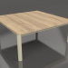 3d model Mesa de centro 94×94 (Oro, Madera de Iroko) - vista previa