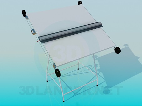 3d model Mesa de delineante - vista previa