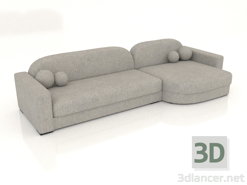 3d модель Диван JACASTA – превью 3d модель Диван JACASTA – превью