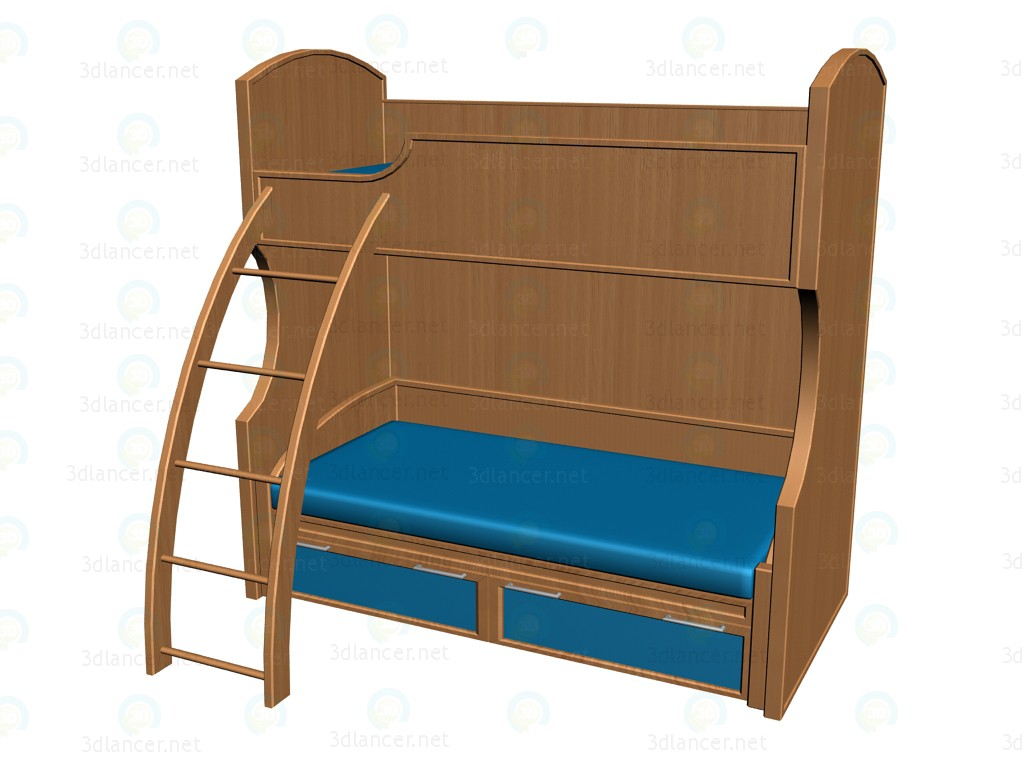 3d model Bunk bed K905 - preview