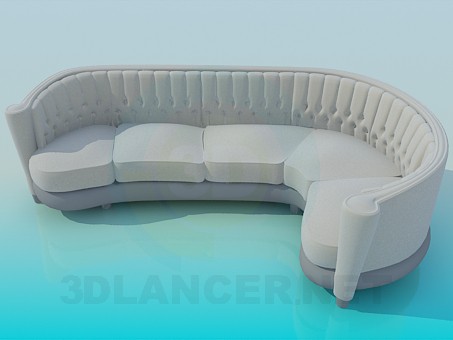 3d model Corner sofa - preview