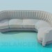 3d model Corner sofa - preview