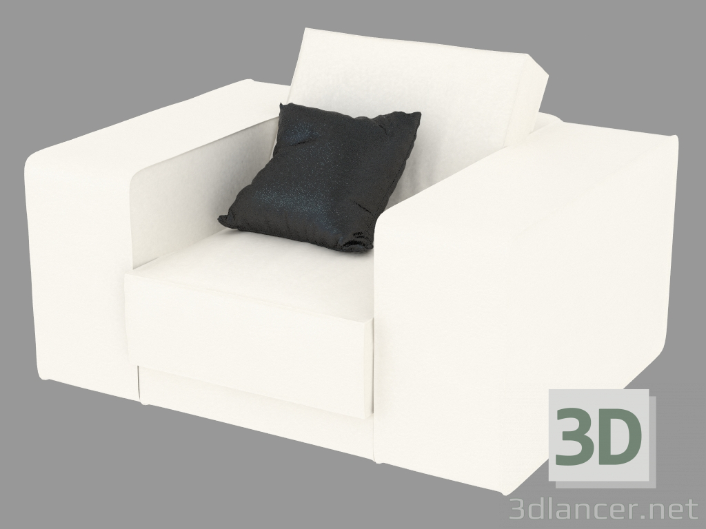 modèle 3D Chaise en cuir - preview