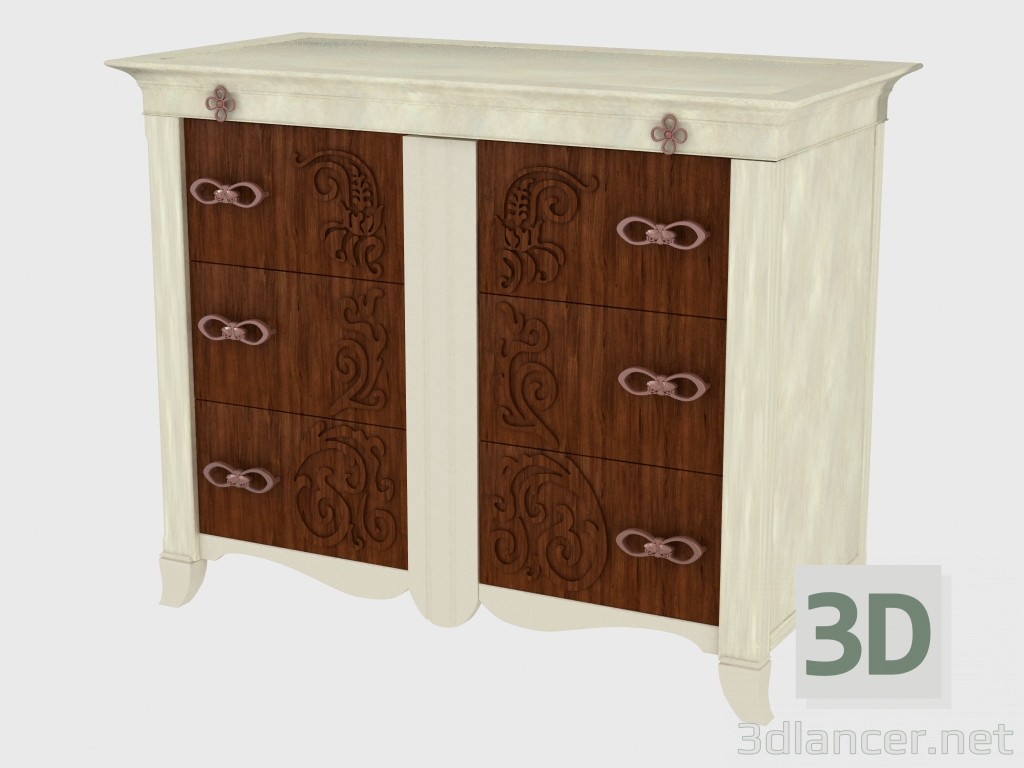 3d model Cajonera (ART 6015) - vista previa