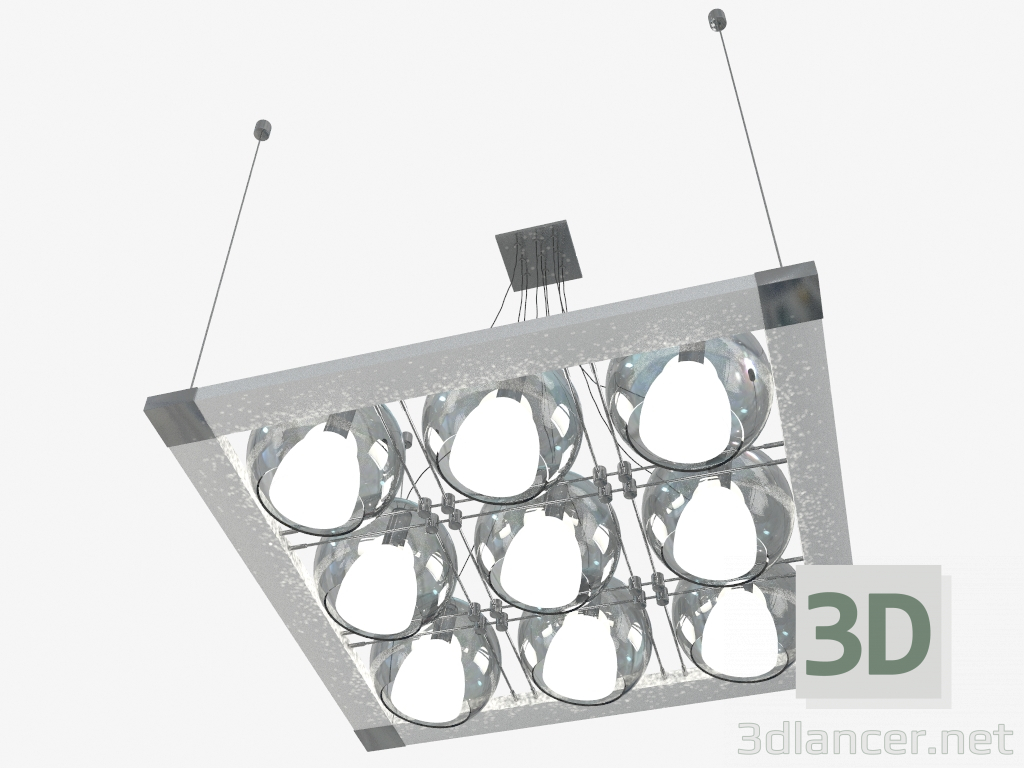 Modelo 3d Pendente de lustre Palla (803191) - preview