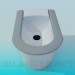 modello 3D Bidet - anteprima