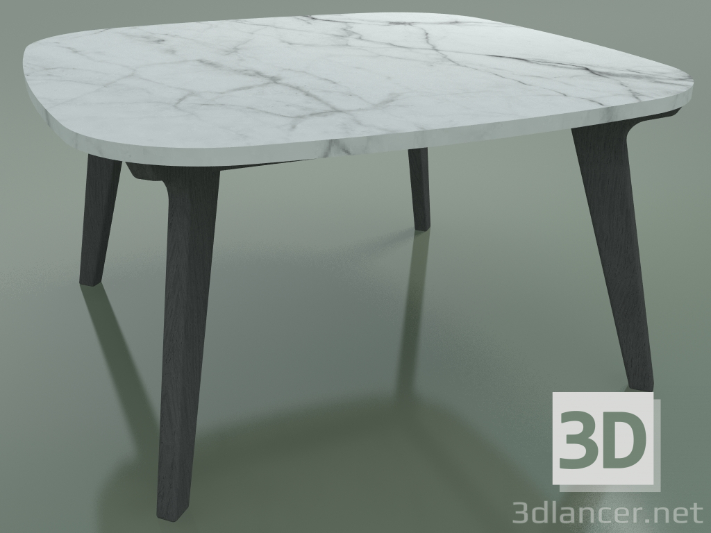 3d model Mesa de comedor (231, mármol, gris) - vista previa