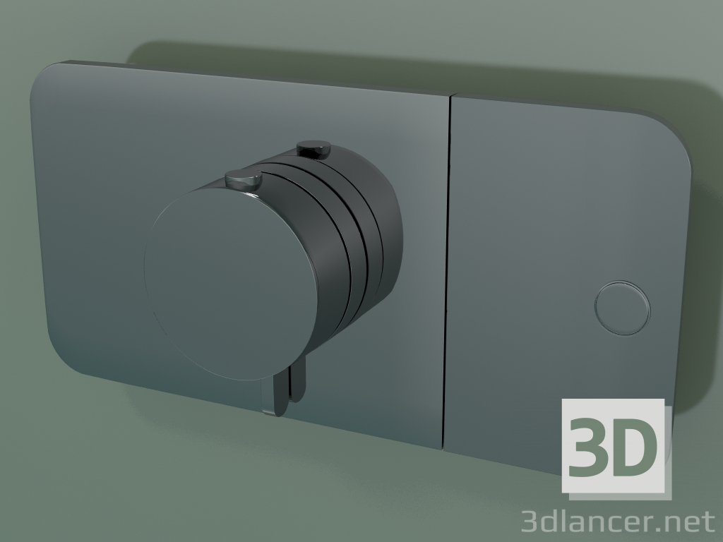 3d model Shower faucet, 1 outlet (45711330) - preview