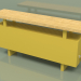 3d model Convector - Aura Bench (280x1000x186, RAL 1012) - preview