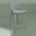 3d model Silla semi-bar Elizabeth (gris) - vista previa