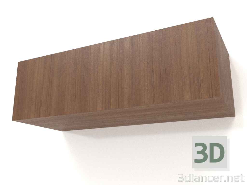 modello 3D Mensola pensile ST 06 (1 anta, 800x315x250, legno marrone chiaro) - anteprima