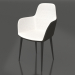 3d model Silla Rosamund (blanco - gris oscuro) - vista previa