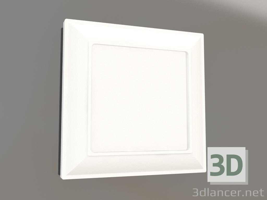 Modelo 3d Plugue (branco brilhante) - preview