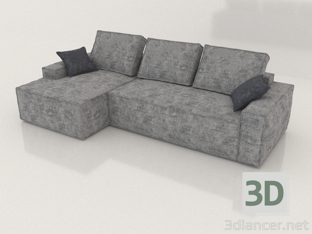 3d model Sofá esquinero Loft eurobook - vista previa