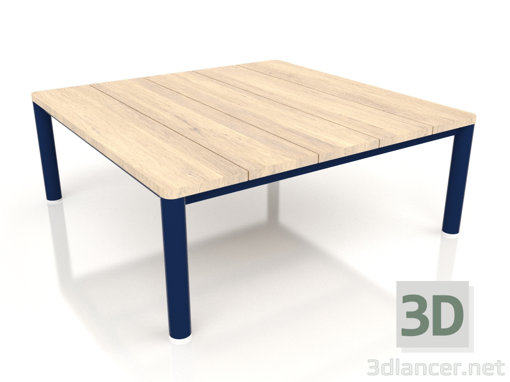 3D Modell Couchtisch 94×94 (Nachtblau, Irokoholz) - Vorschau