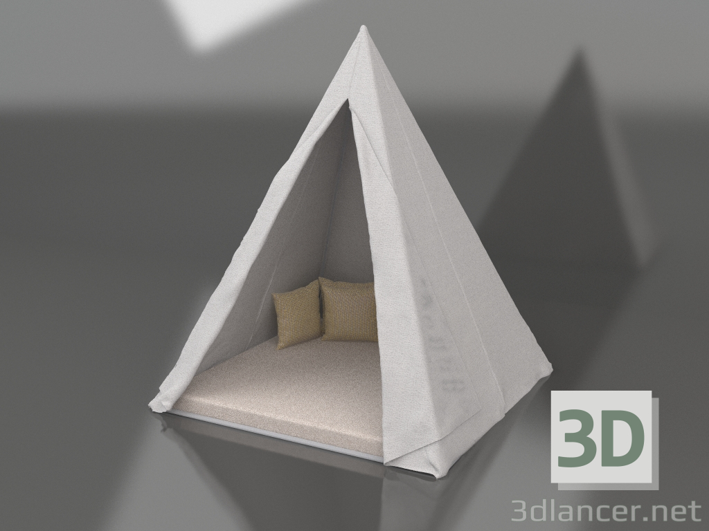 3d model tienda india - vista previa