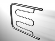 Towel warmer nickel plated