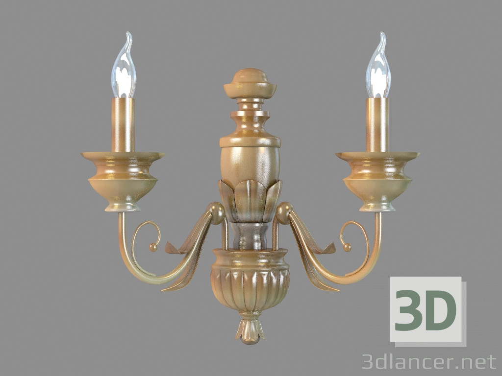 Modelo 3d Sconce A9075AP-2GA - preview