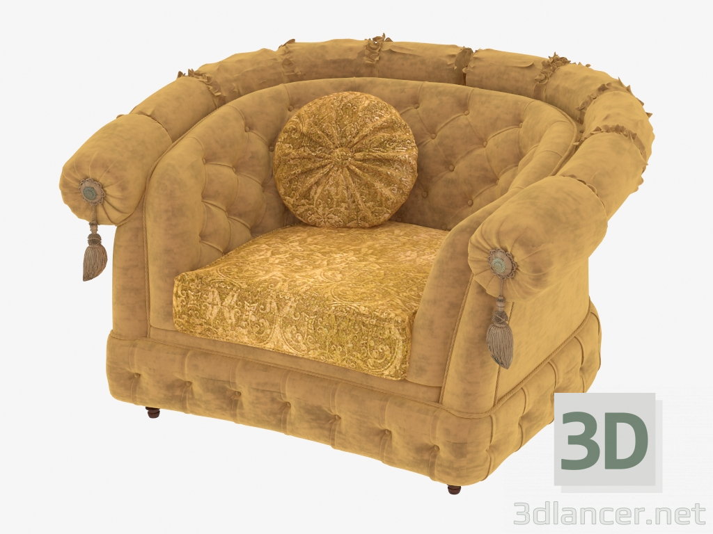 3d model Chair with cushion - preview