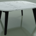 3d model Mesa de comedor (231, mármol, negro) - vista previa