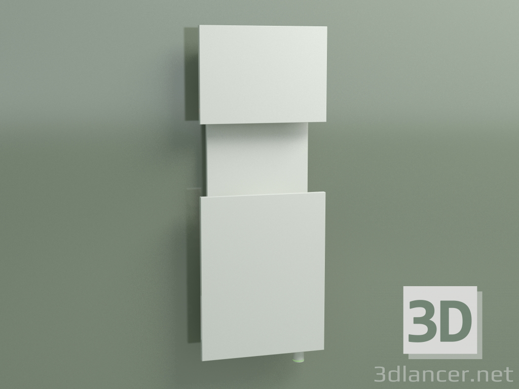 3D modeli Radyatör M'ama (1400x550, Standart beyaz) - önizleme