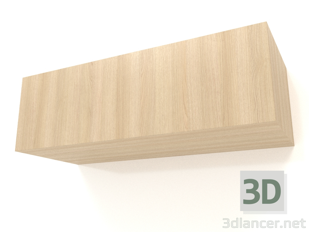 3d модель Полка подвесная ST 06 (1 дверца, 800x315x250, wood white) – превью