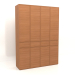 3D Modell Kleiderschrank MW 03 Holz (2000x580x2800, Holz rot) - Vorschau