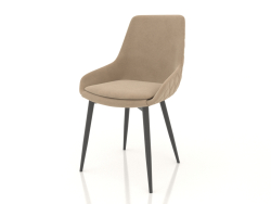 Silla Gerti (beige-negro)