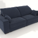 3D Modell Budapester Sofa - Vorschau