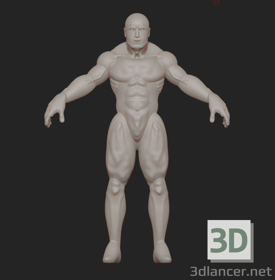 Modelo 3d O homem - preview