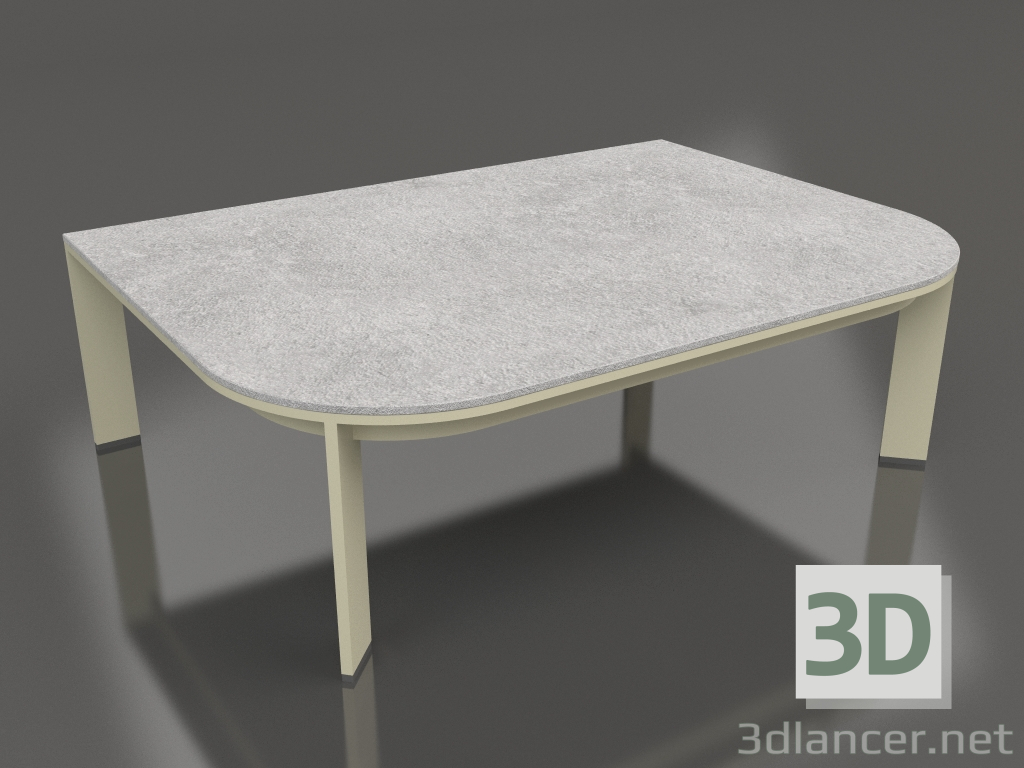 3D modeli Yan Sehpa 60 (Altın) - önizleme