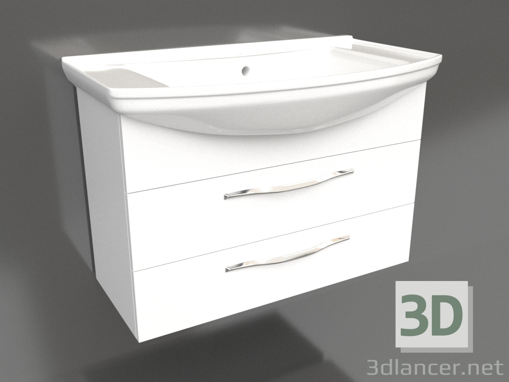 3d model Hanging cabinet 85 cm (Agr.01.08-2) - preview