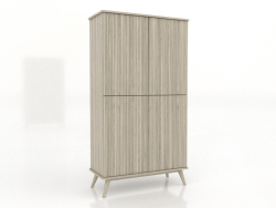 Cabinet 5 1000x450x1800 mm (lightened oak)