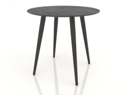 Mesa de comedor BRUNO 800x800x750 mm (roble negro)