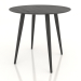 3d model Mesa de comedor BRUNO 800x800x750 mm (roble negro) - vista previa
