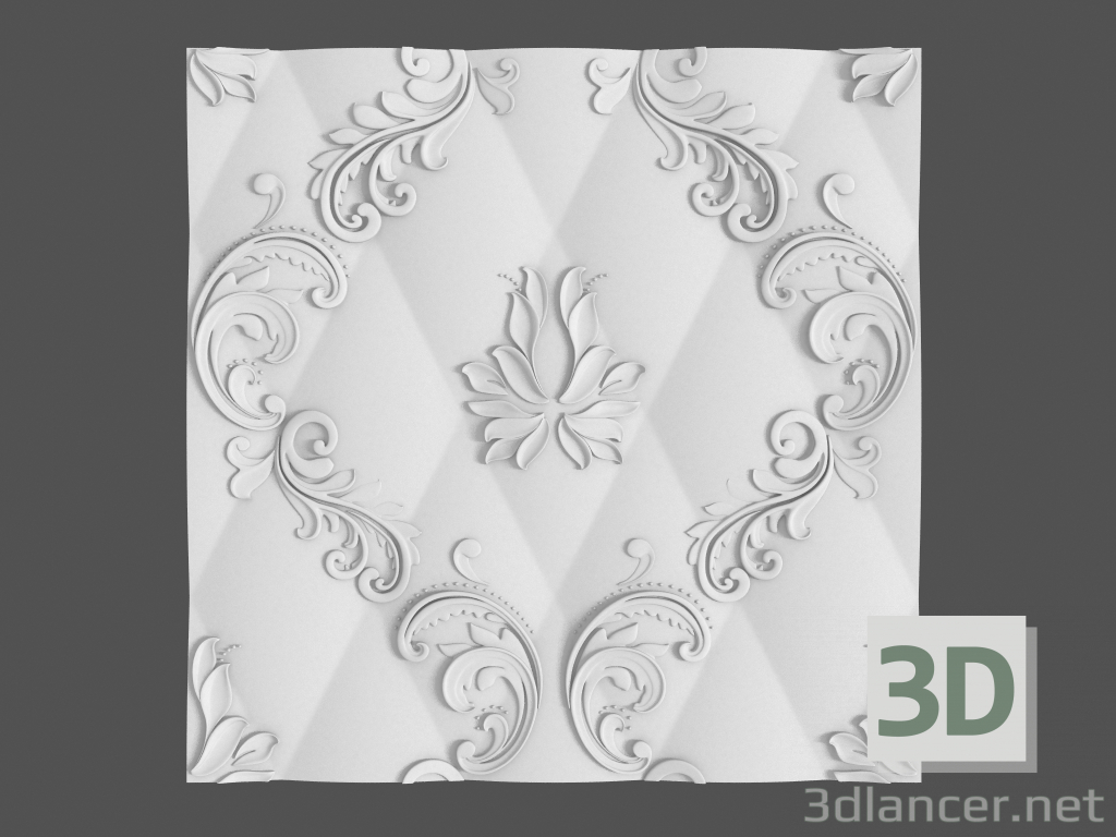 3D Modell 3D-Panel Marseille - Vorschau