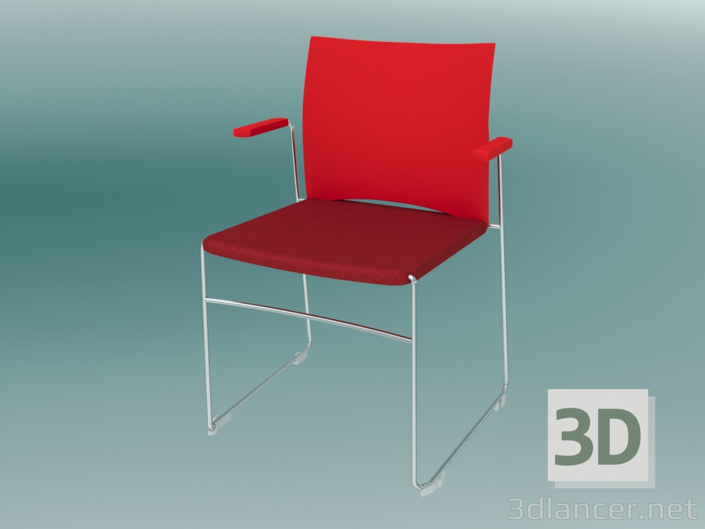 3d model Silla de visita (560V 2P) - vista previa