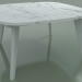 3d model Mesa de comedor (231, mármol, blanco) - vista previa