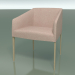 3d model Armchair 2703 (with fabric upholstery, Bleached oak) - preview