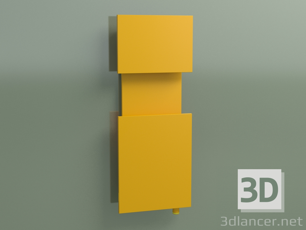 3d model Radiador M'ama (1400х550, amarillo melón - RAL 1028) - vista previa