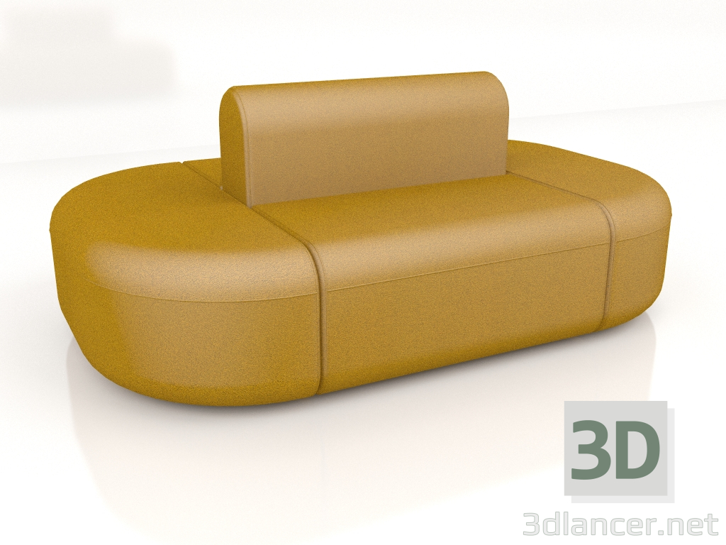 3d model Sofá Artiko Sofá Doble AT13 (1940x1280) - vista previa