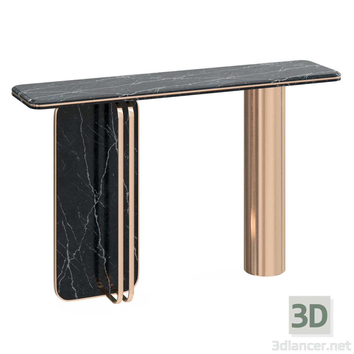 3d Modern Console Table model buy - render