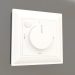 3d model Electromechanical thermostat for underfloor heating (white gloss) - preview