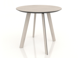 Tavolo da pranzo BRASKO 800x800x750 mm (rovere sbiancato)