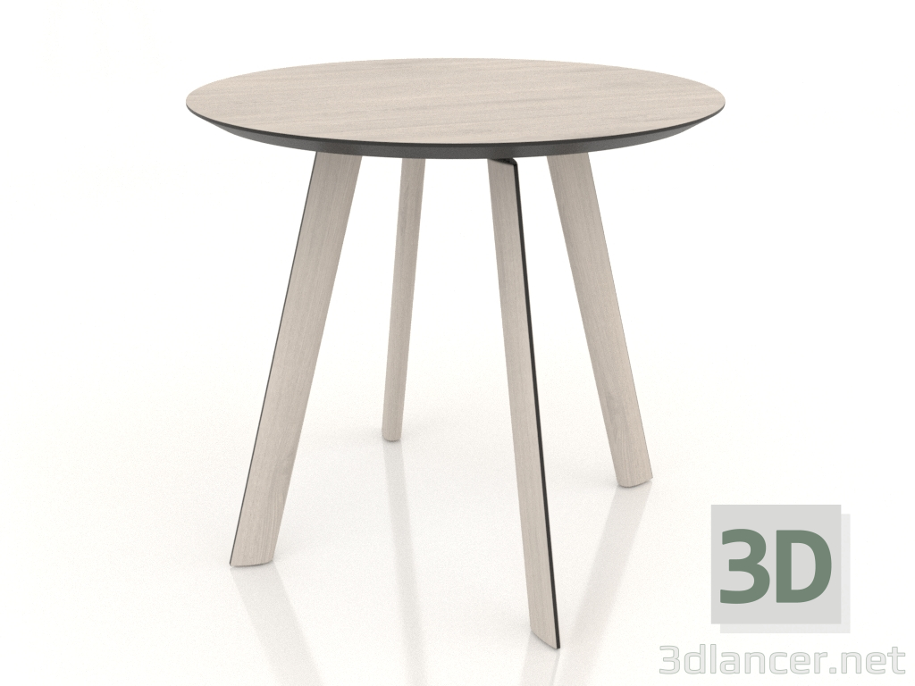 Modelo 3d Mesa de jantar BRASKO 800x800x750 mm (carvalho branqueado) - preview